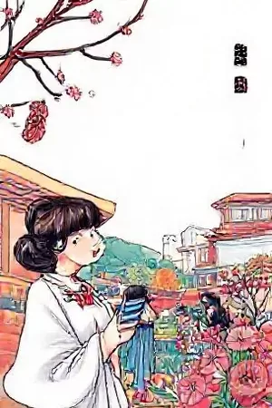 雾港灯塔竖版海报，灯塔光束穿过雨幕与停泊的渔船