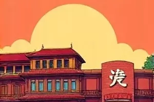 折纸飞船横版漫画封面，课桌上折出的纸船浮在半空